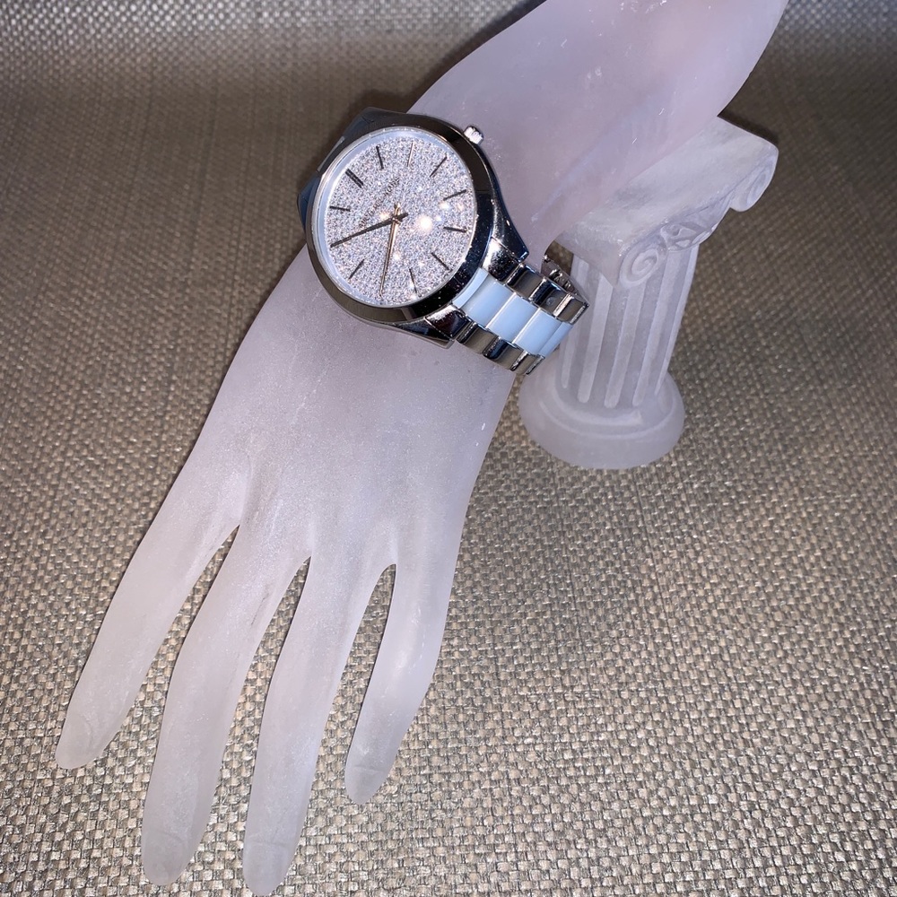 Michael Kors all crystal face watch